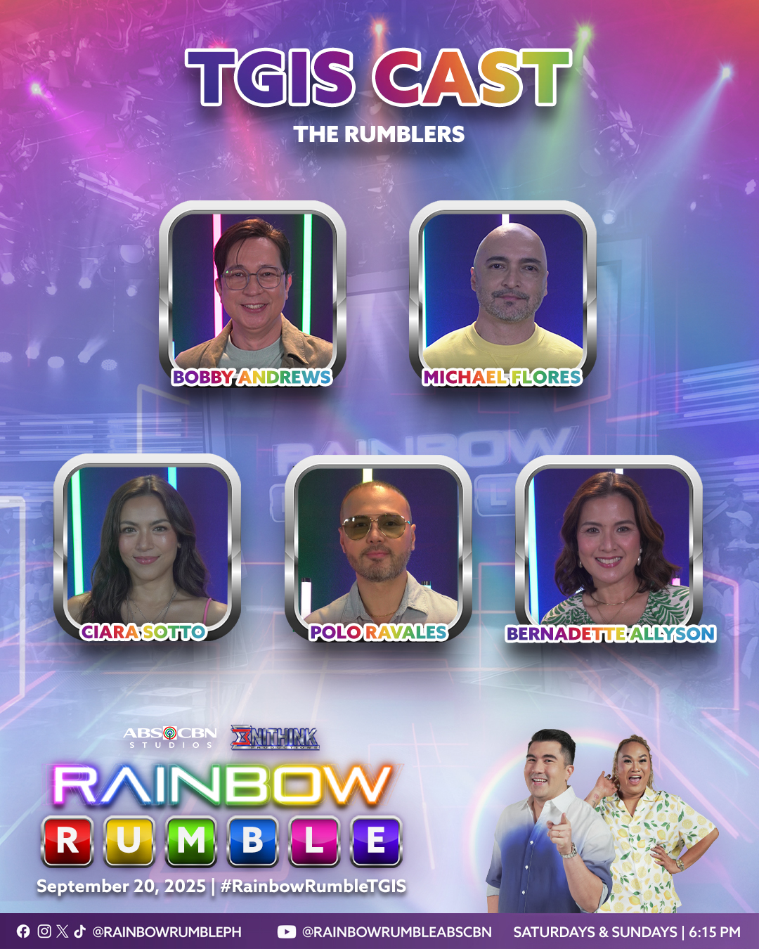Rainbow - Nandito na ang masayang reunion ng TGIS cast na sina Michael ...
