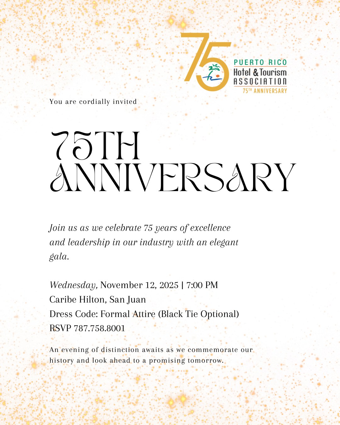 Puerto - We’re raising a toast to 75 years of shaping Puerto Rico’s ...