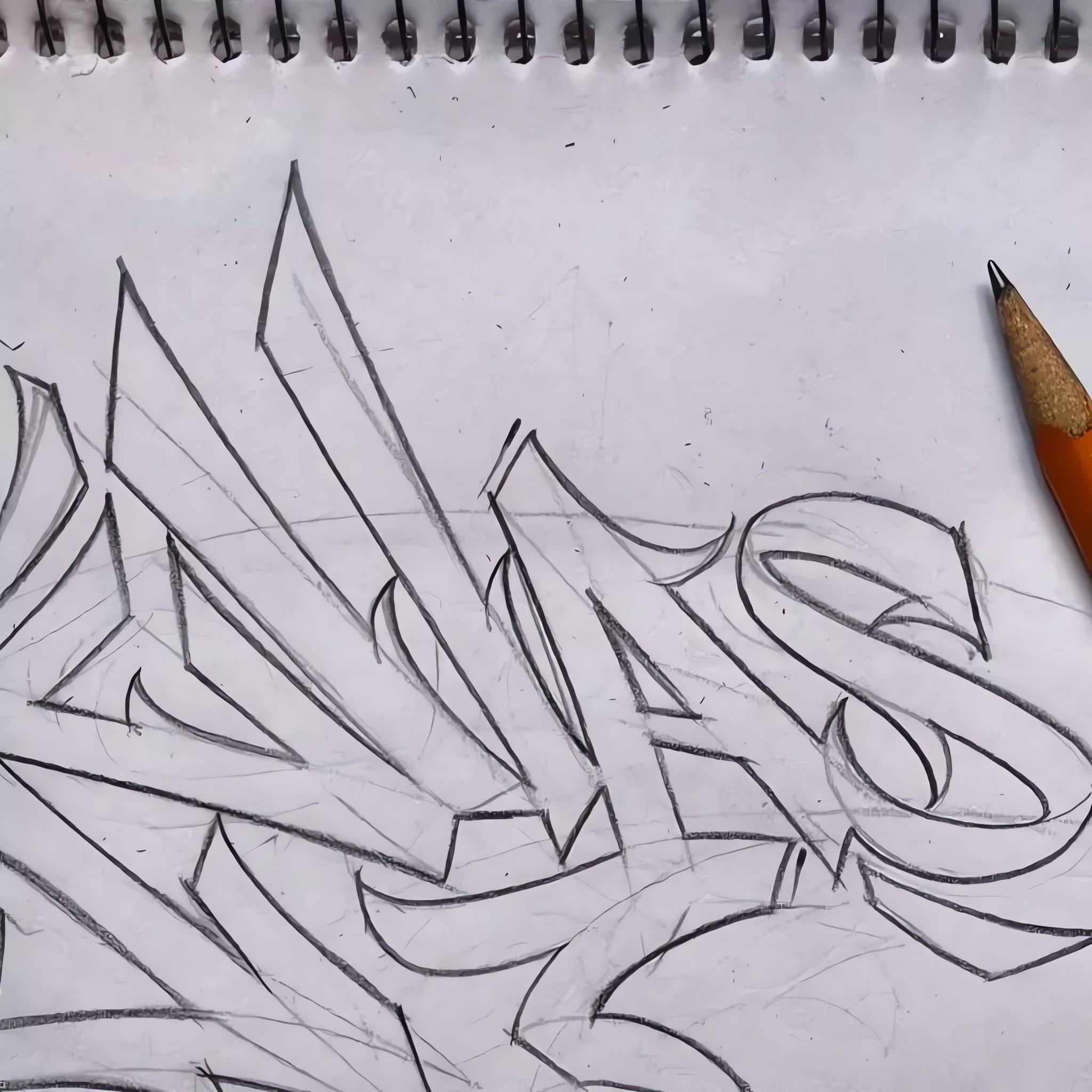 Graff - Sketch Ki🔪🔪as X Graff Tumbado #sketch #dibujo #draw #drawing # ...
