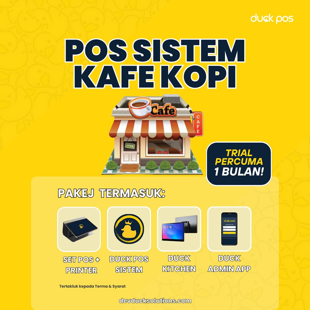 DUCK POS - Anda pemilik kafe atau coffee shop Masih...