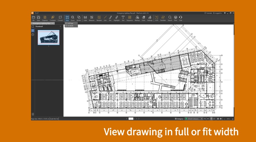 PlanForm - View your PDF drawings in full or fit-to-width instantly ...