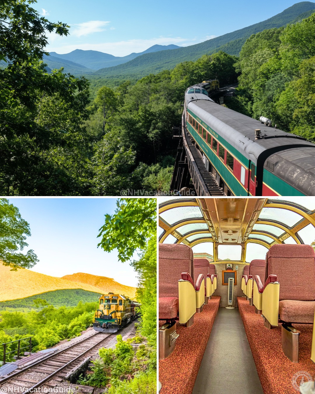 Old Man of the Mountain spotted on North Conway scenic railroad video