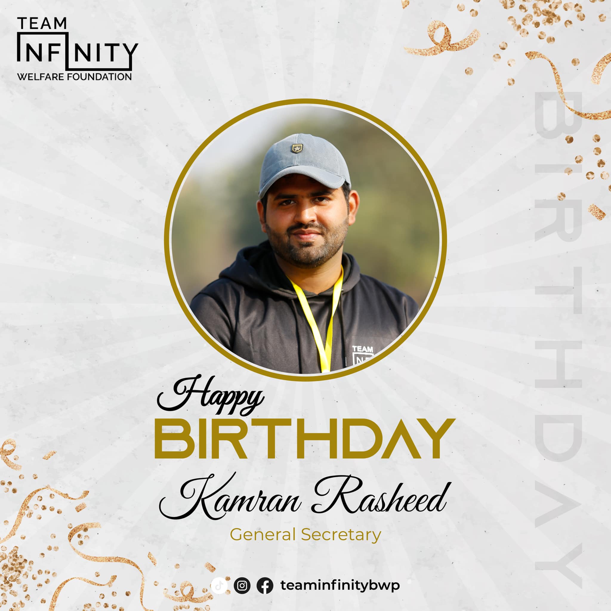 Happy Birthday Kamran... - Team Infinity Welfare Foundation