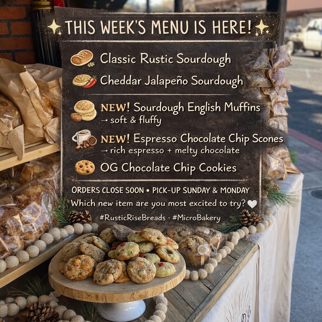 Rustic - This Week’s Menu Is Here! We’re welcoming a few brand new ...