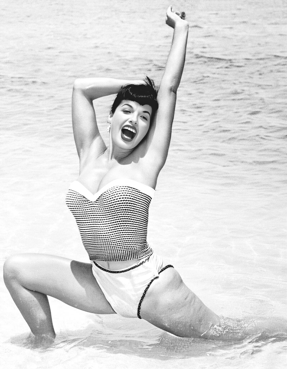 ネクタイ 50's Palm Beach Peek-a-boo Pin-up girl 50's Palm Beach Peek-a-boo Pin-up girl BETTIE PAGE Bettie Page was