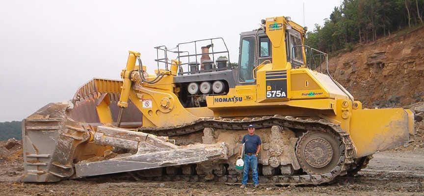 Komatsu D575A-3 SD bulldozer review