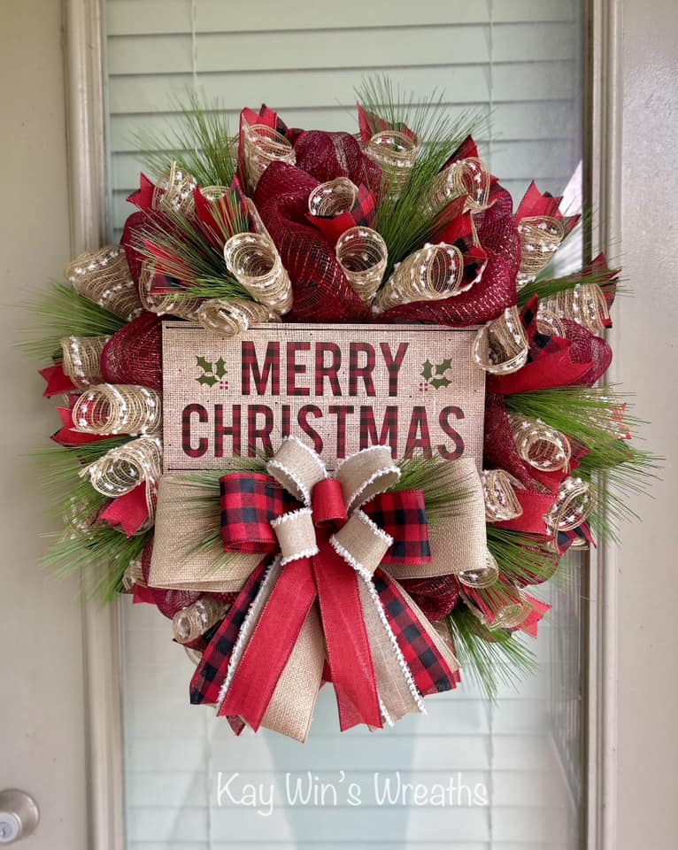 These are all my Christmas wreaths I designed this season! 2024