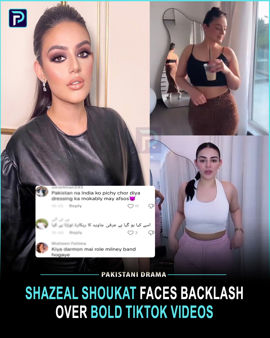 Pakistani - Shazeal Shoukat Faces Backlash Over Bold TikTok Videos 😳 # ...