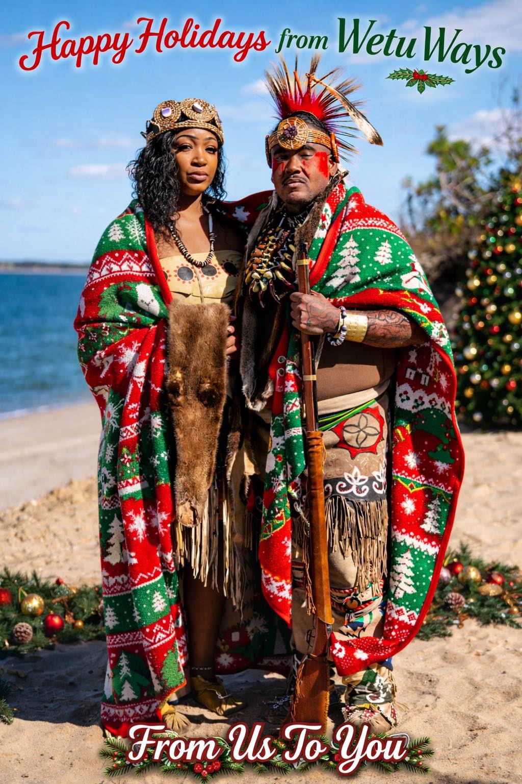 Mashpee Wampanoag traditional clothing and wetu