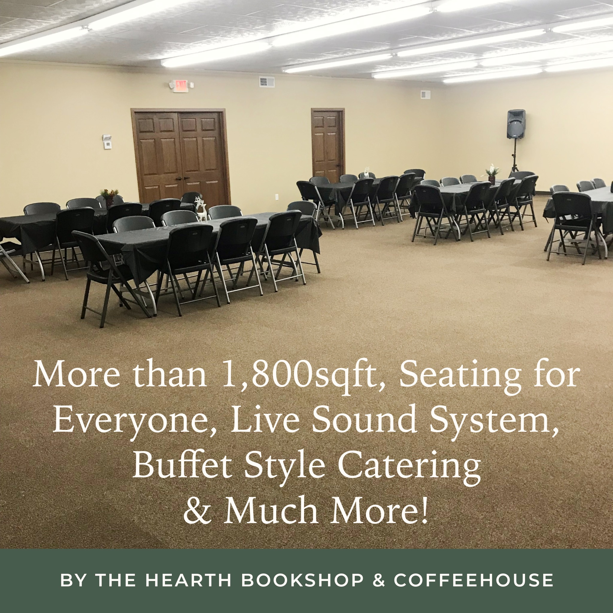 By the Hearth Bookshop - Have you seen our event space? In addition to ...