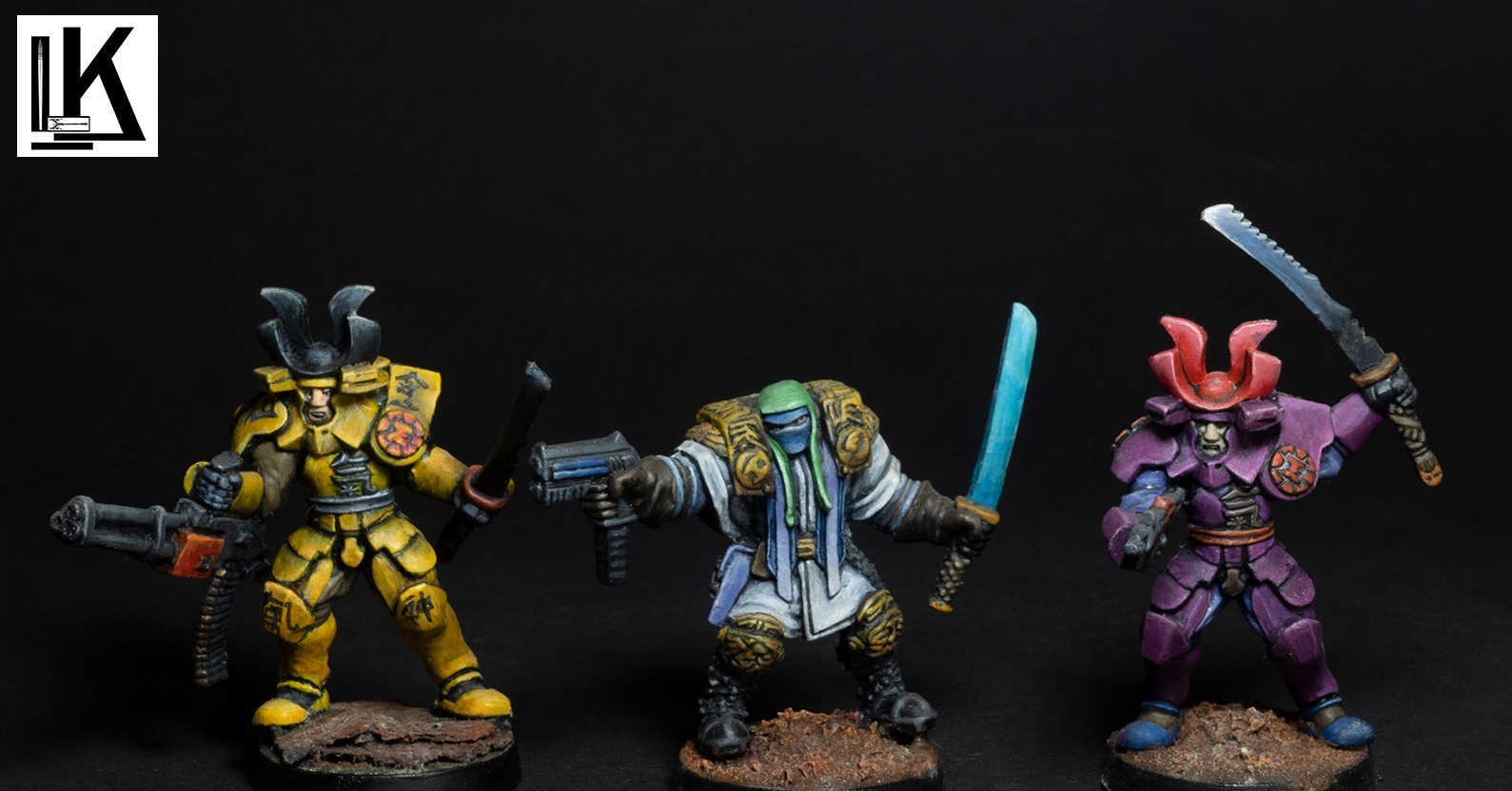 Mishima's deadly trio action figures