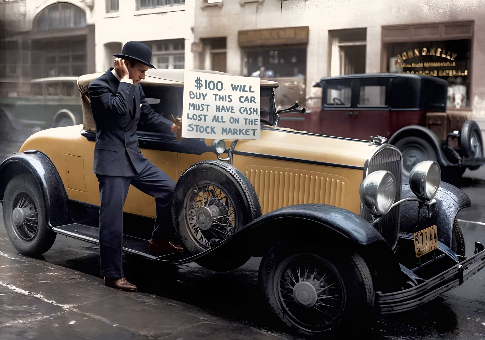 Chrysler Imperial 75 roadster sold amid 1929 Wall Street crash