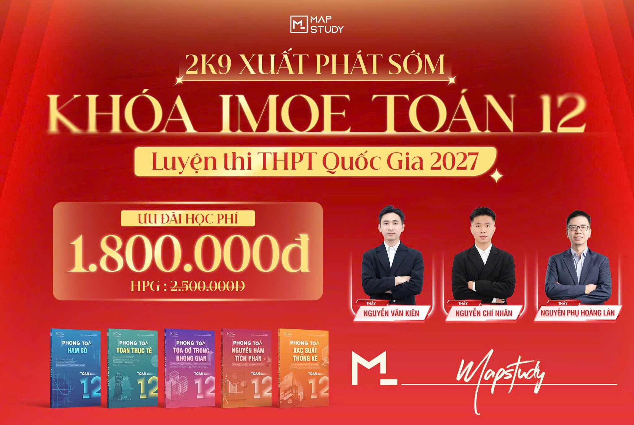 Tổ Toán Mapstudy - Chuyên luyện thi Toán 10,11,12