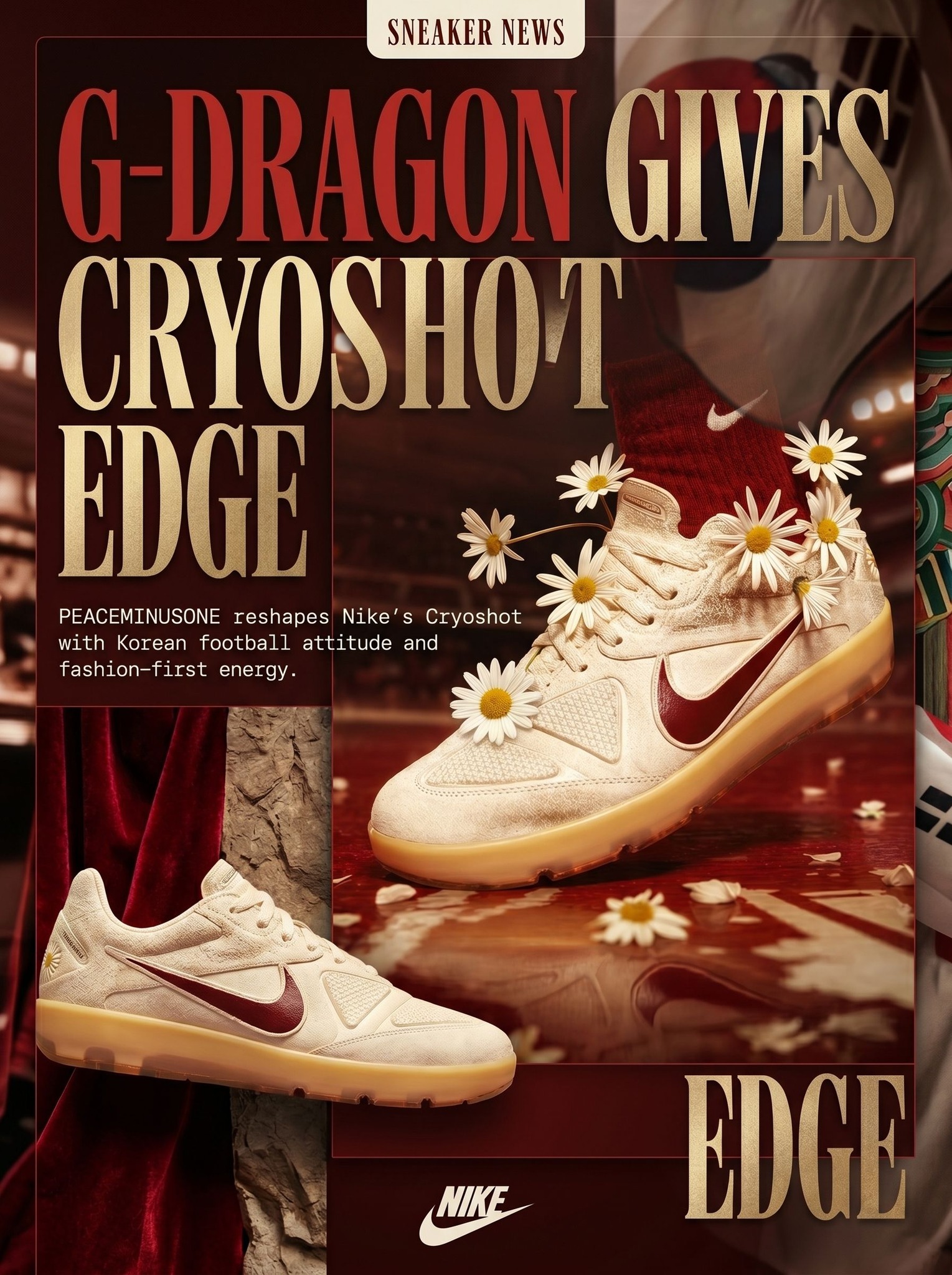 G-DRAGON's PEACEMINUSONE x Nike Cryoshot leads the Tigers of Asia