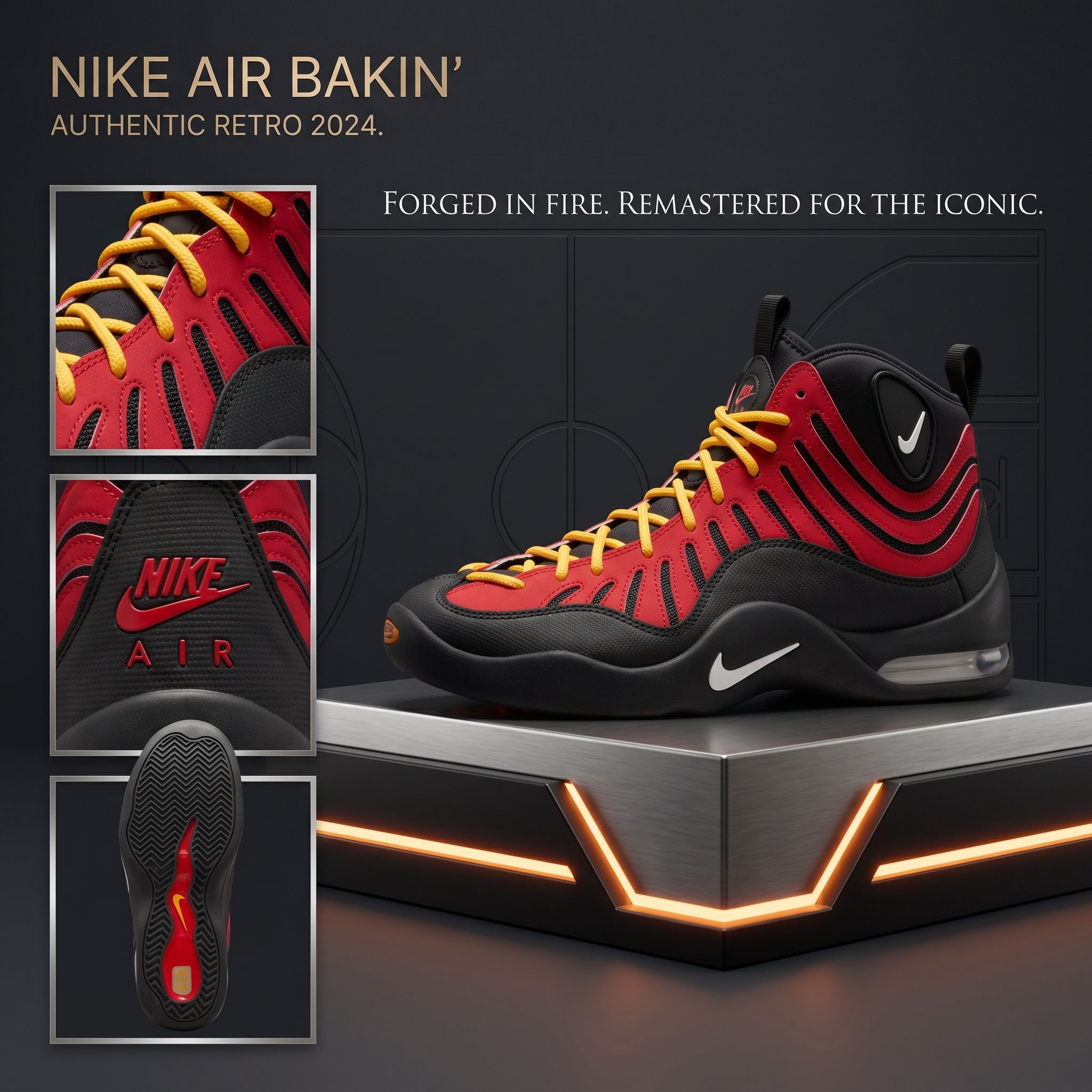 The Nike Air Bakin OG “Varsity Red” is officially set to return in 