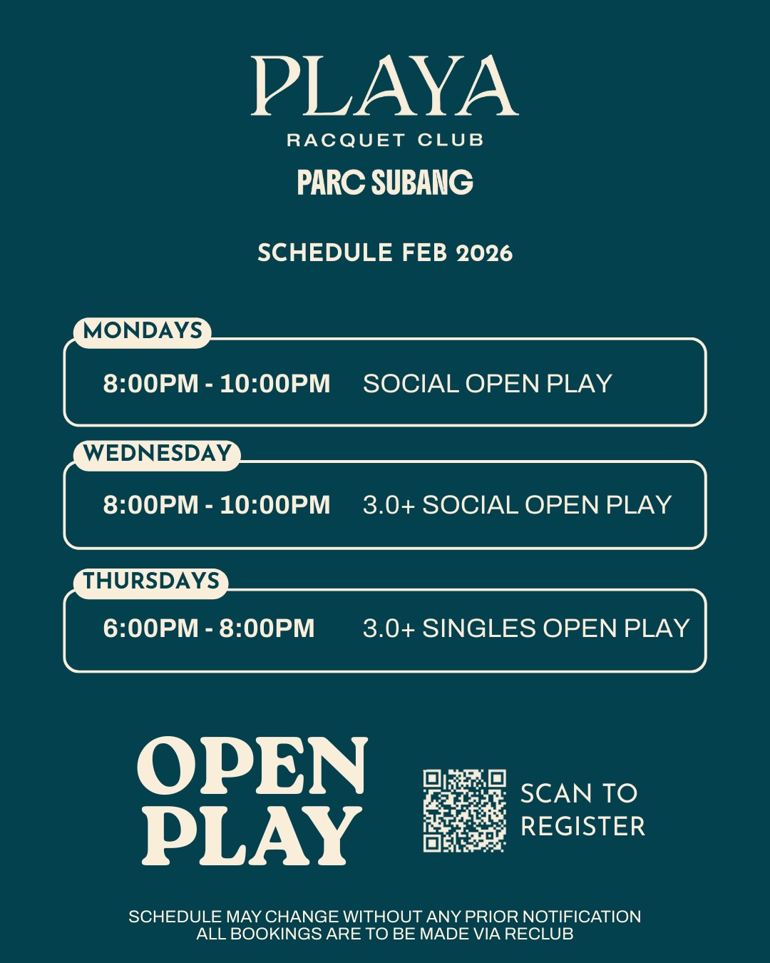 PLAYA Racquet Club