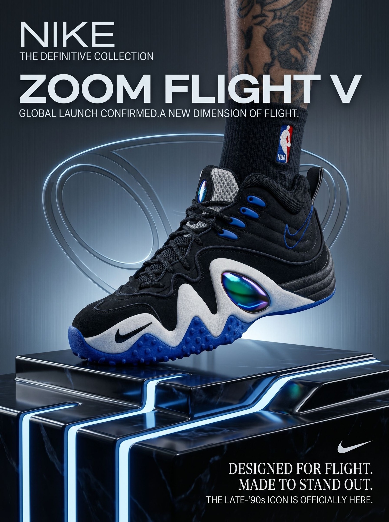 Nike Zoom Flight 5 “Black/Lapis” Returns in 2027 Nike is