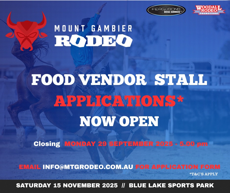 // Food Vendor Stall Applications... - Mount Gambier Rodeo | Facebook
