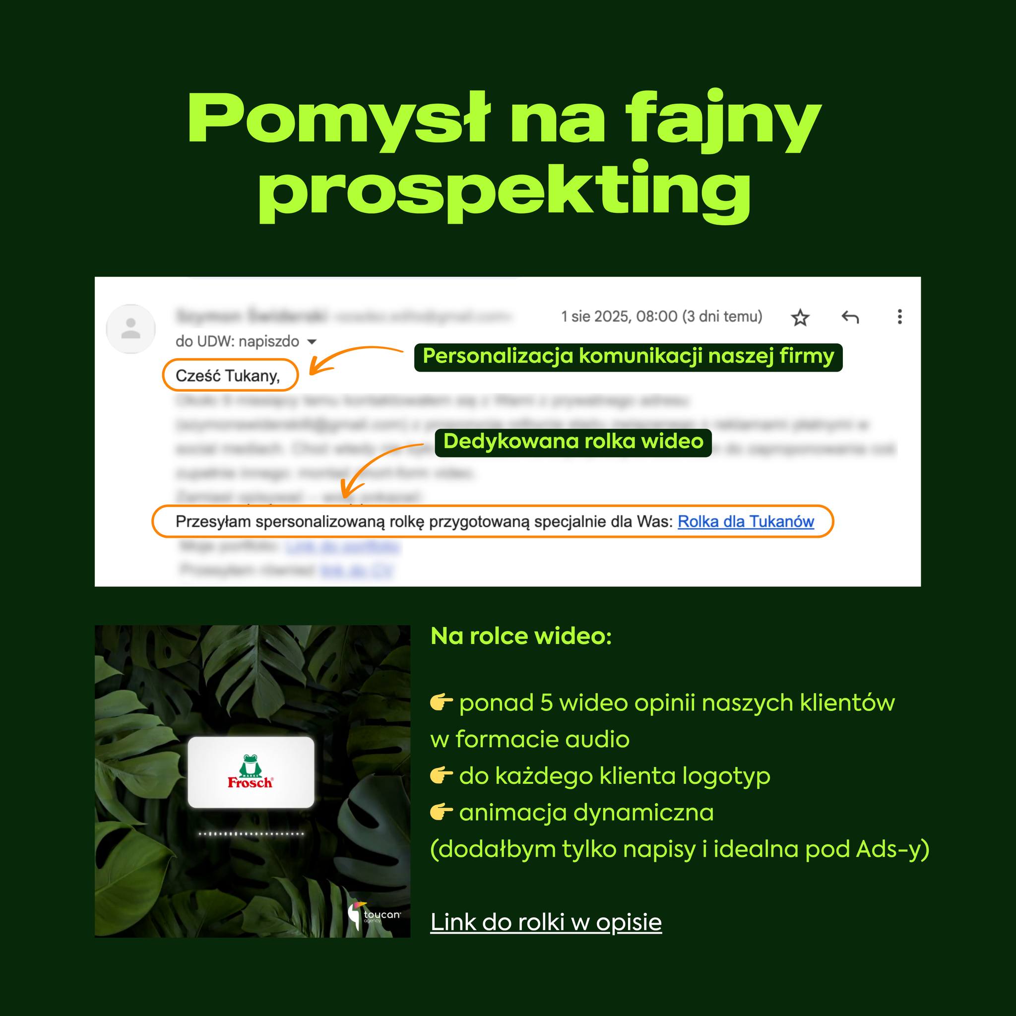 Michał - Niby taka prosta rzecz, a działa 😉 I dalej prawie nikt tego ...