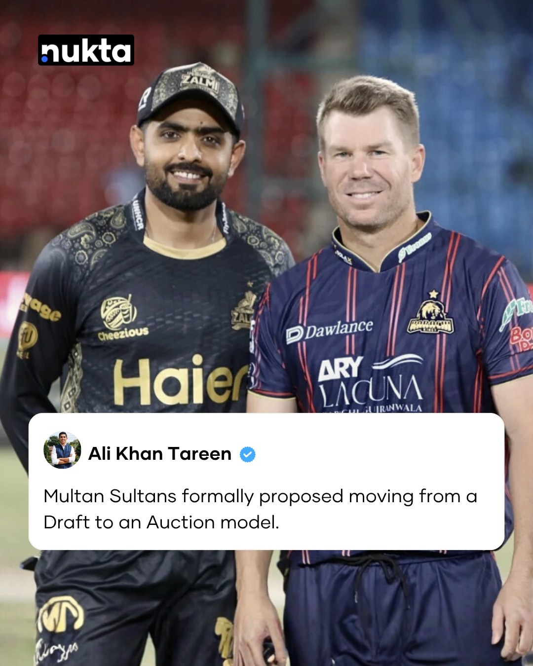 Nukta - Multan Sultans owner Ali Tareen, who has consistently called ...