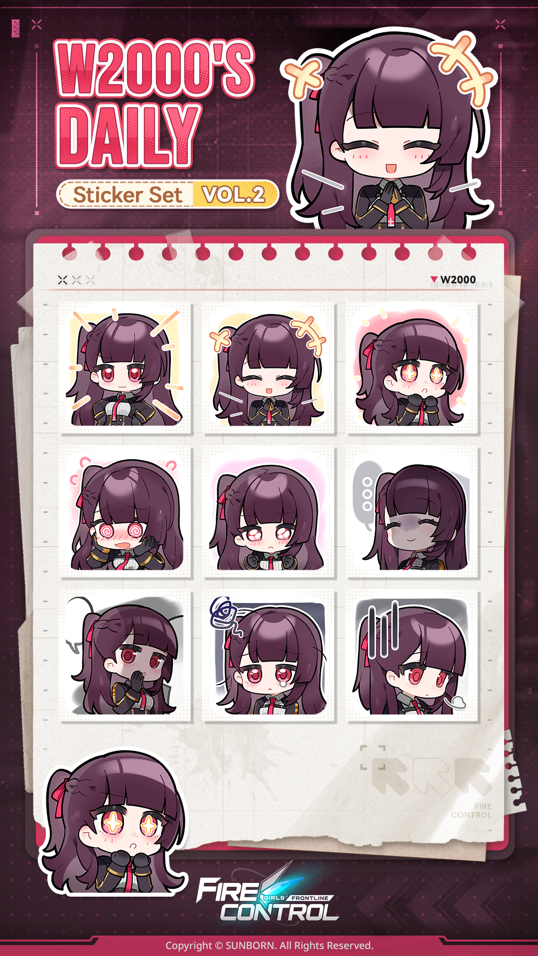 Girls' - Fire Control Sticker Set Vol.2 - W2000's Daily is here ...