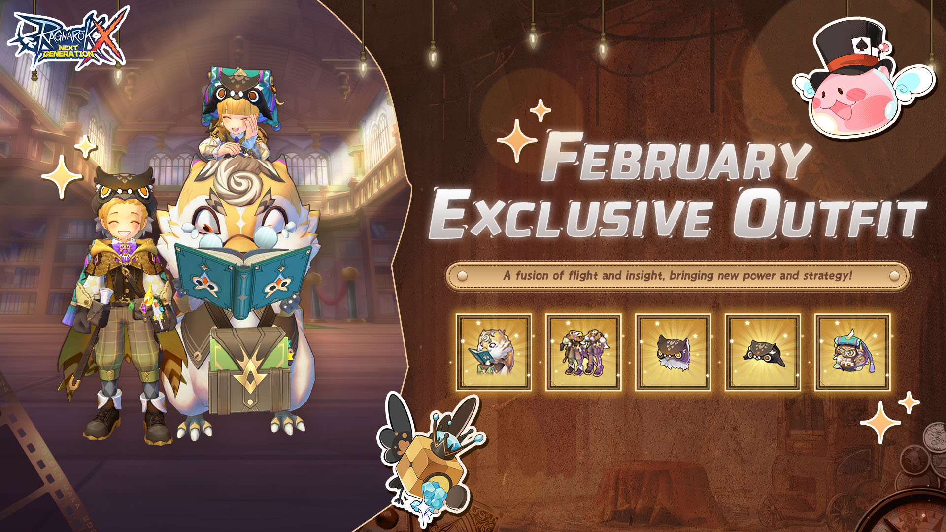 Ragnarok - 🦉 February exclusive outfit awaits 🌟 Third class is about to ...