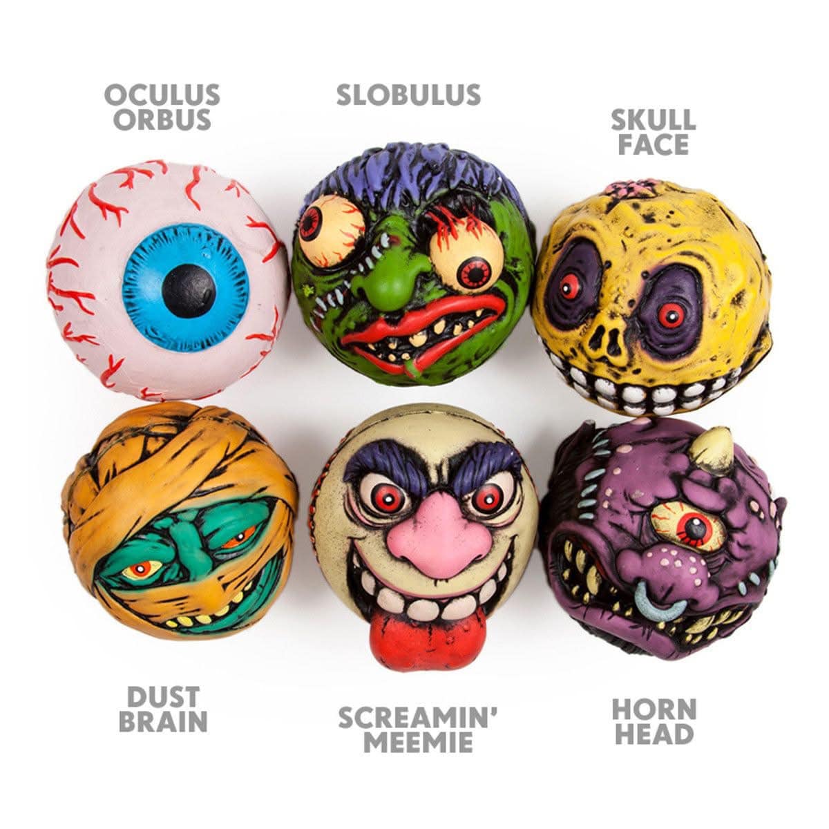 Collecting Madballs series 1 and 2 toys