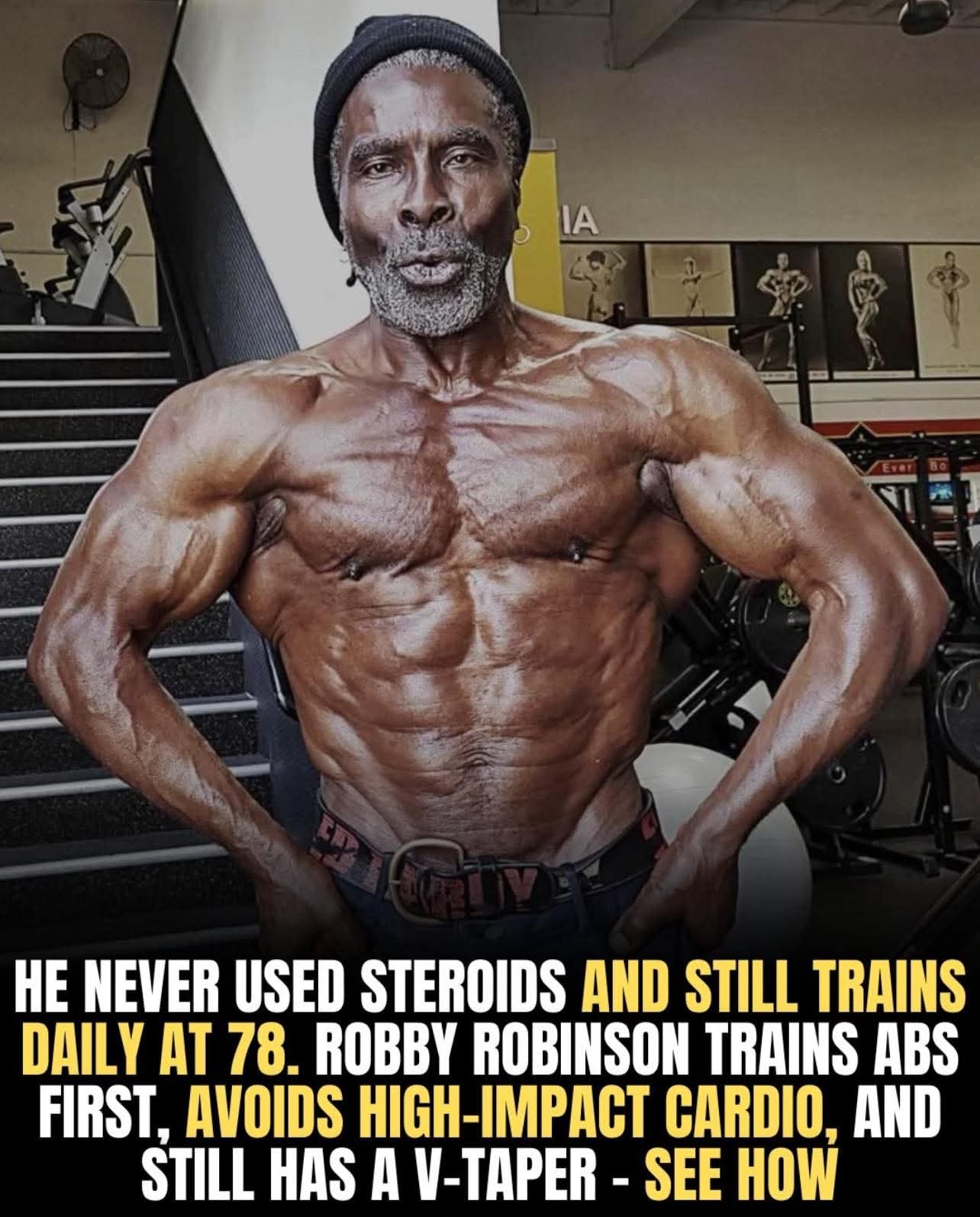 Robby Robinson: He is looking super fit at the age of 76