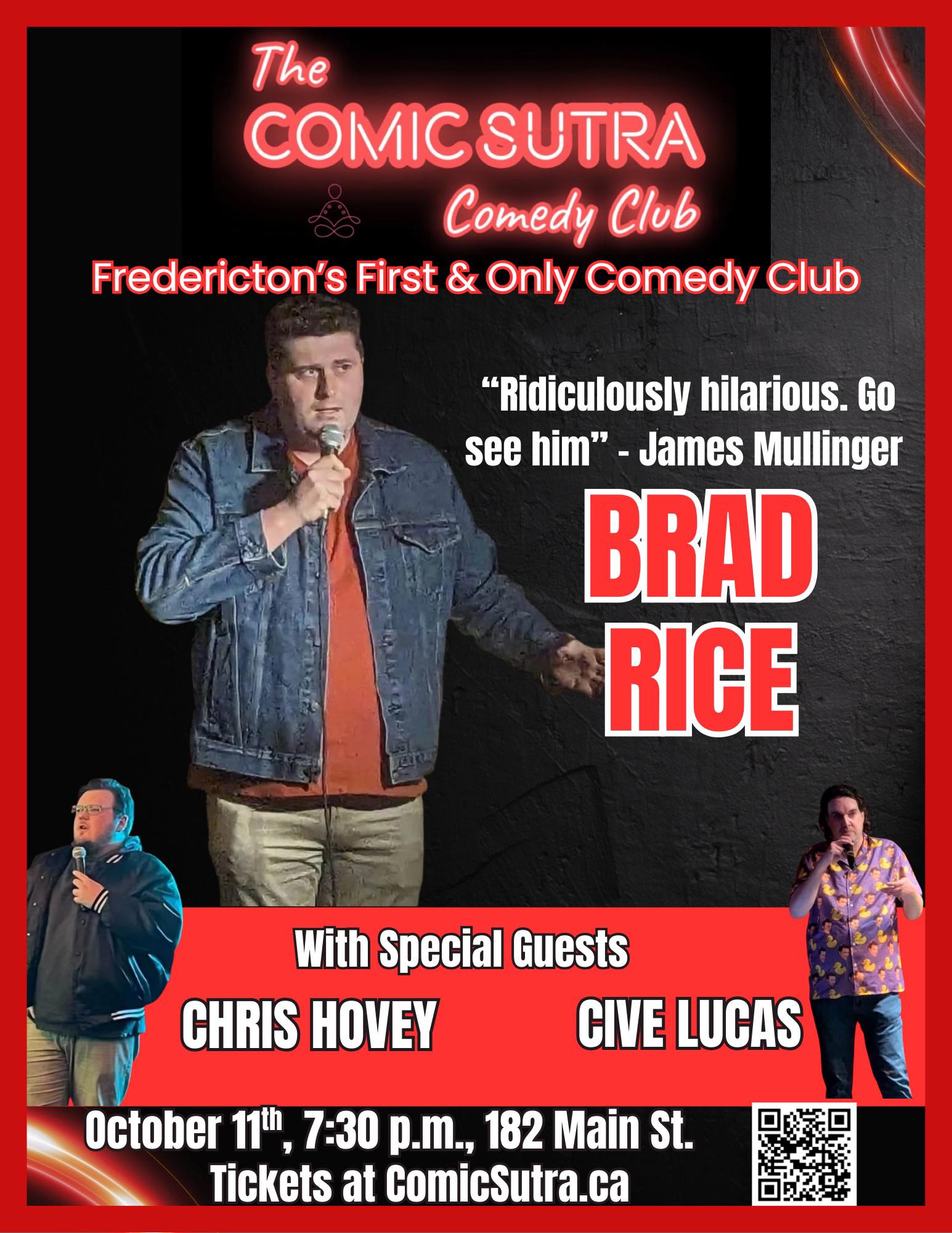 Brad Rice always packs the house... - Comic Sutra Comedy Club | Facebook
