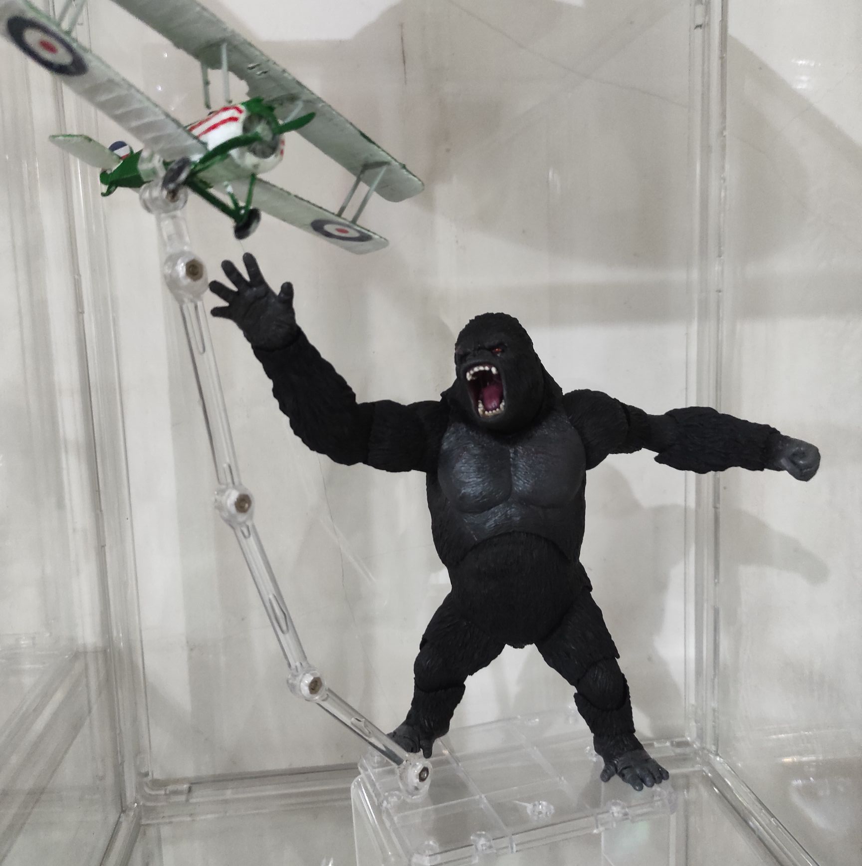 Advertisement of many of the collectibles that released with 