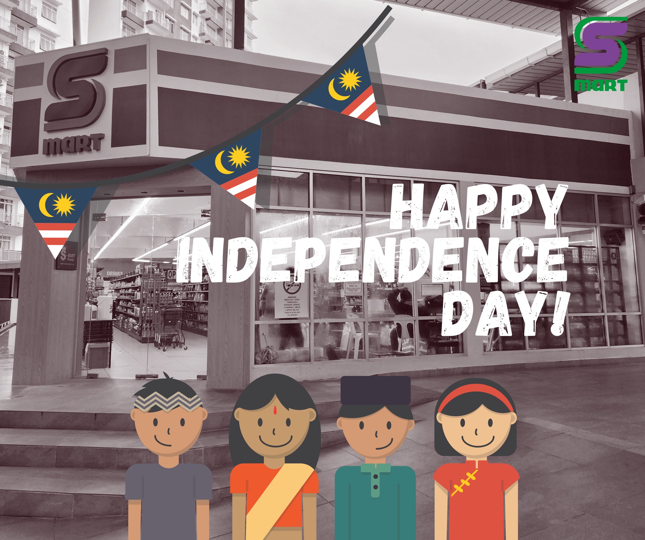 S-Mart - Selamat Hari Merdeka! As we raise our Malaysian flags high and ...