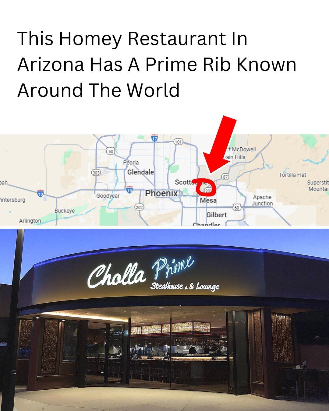 Arizona - This restaurant’s prime rib is famous and melts right in your ...