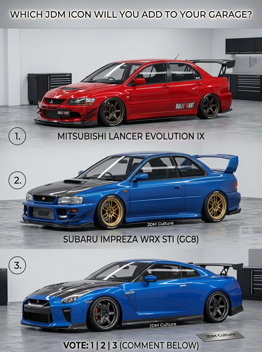 🏁 **JDM legends! Which one are you driving home?** 👀 ❤️ Nissan