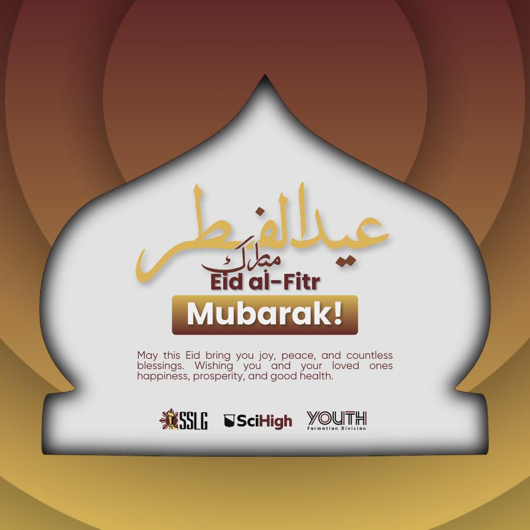 SPC - Eid Mubarak, SciHigh! 🌙🕌 Today, on March 31st, we celebrate with ...