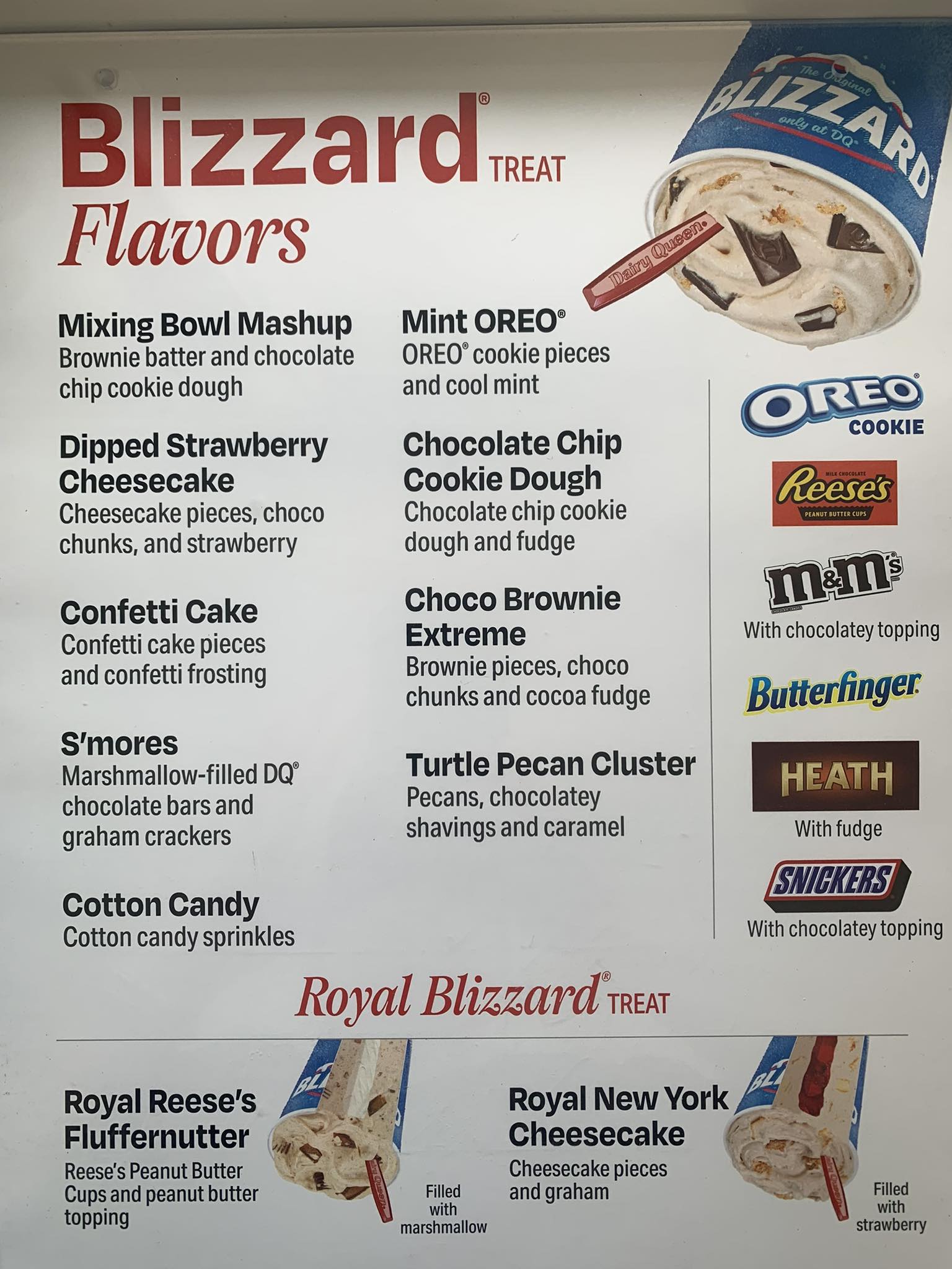FINALLY! Try our NEW! Summer Blizzard Menu featuring NEW! Mixing