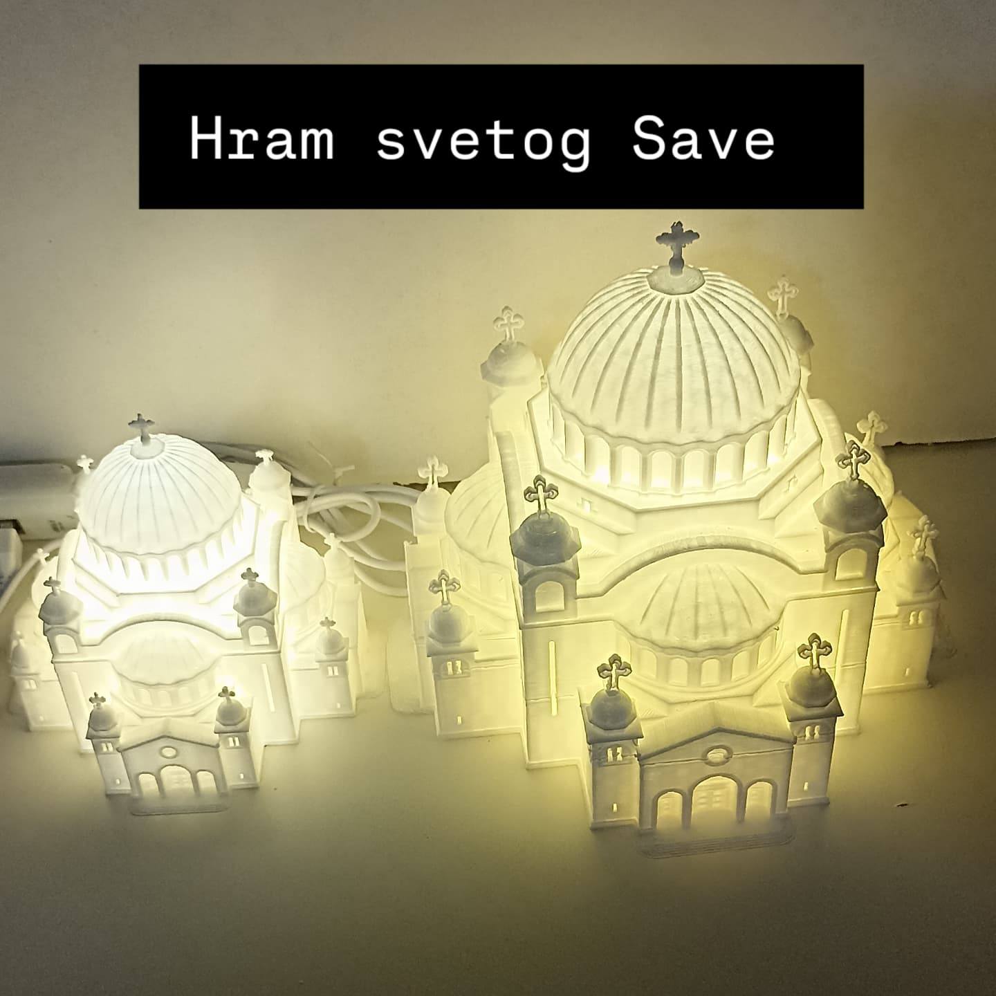 Unikatne makete lampe inspirisane srpskim manastirima. | Facebook