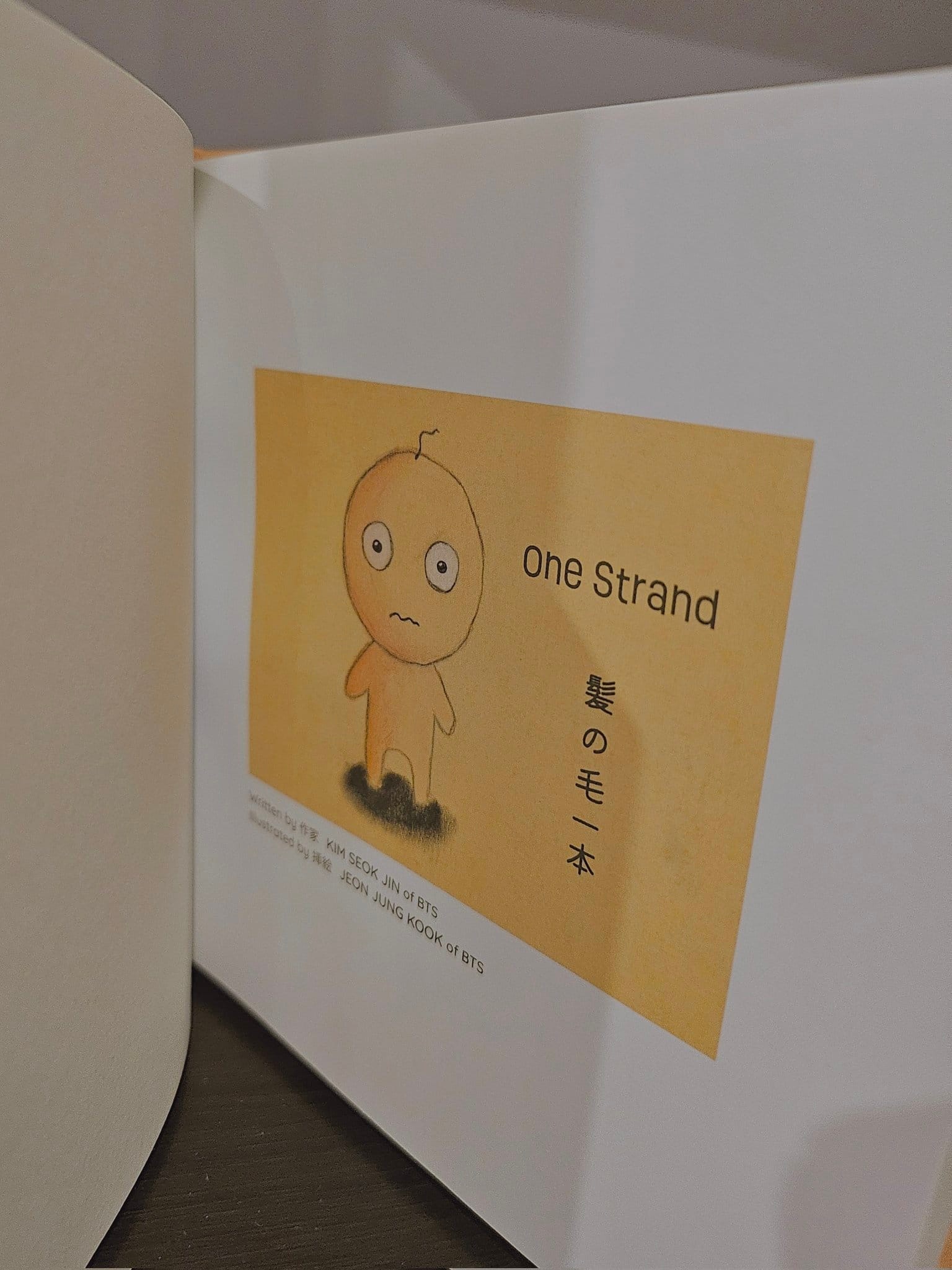 BTS fan creates book from Jin's story One Strand