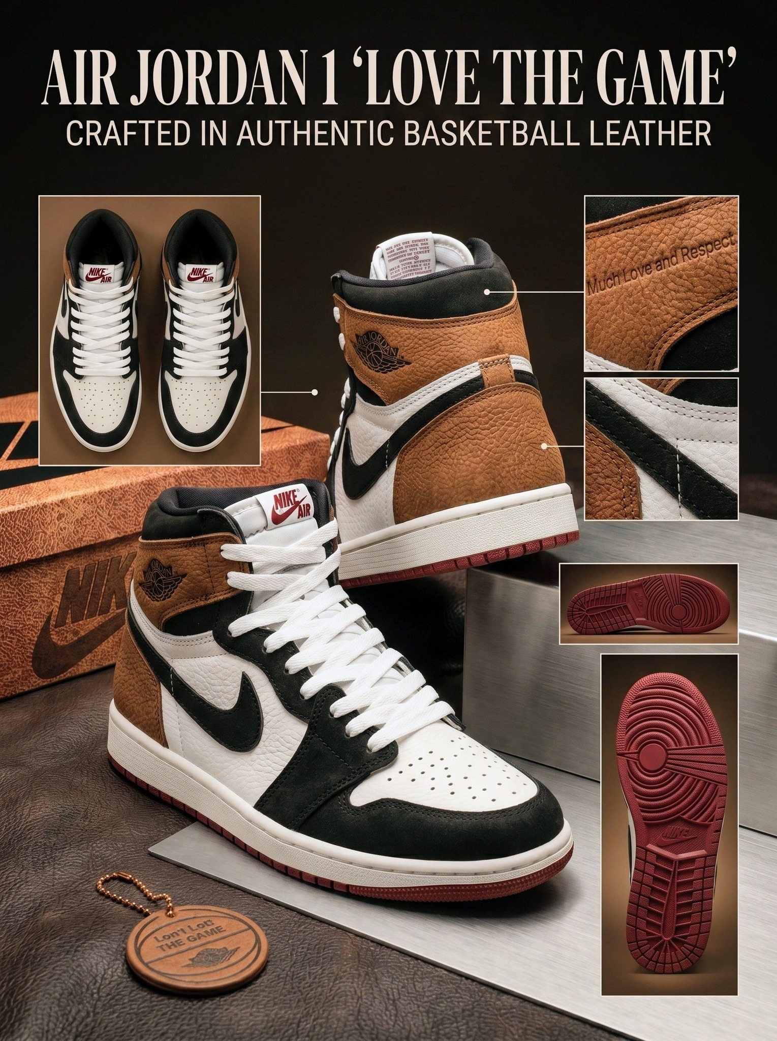 The Air Jordan 1 Retro High OG “Love The Game” releases this 