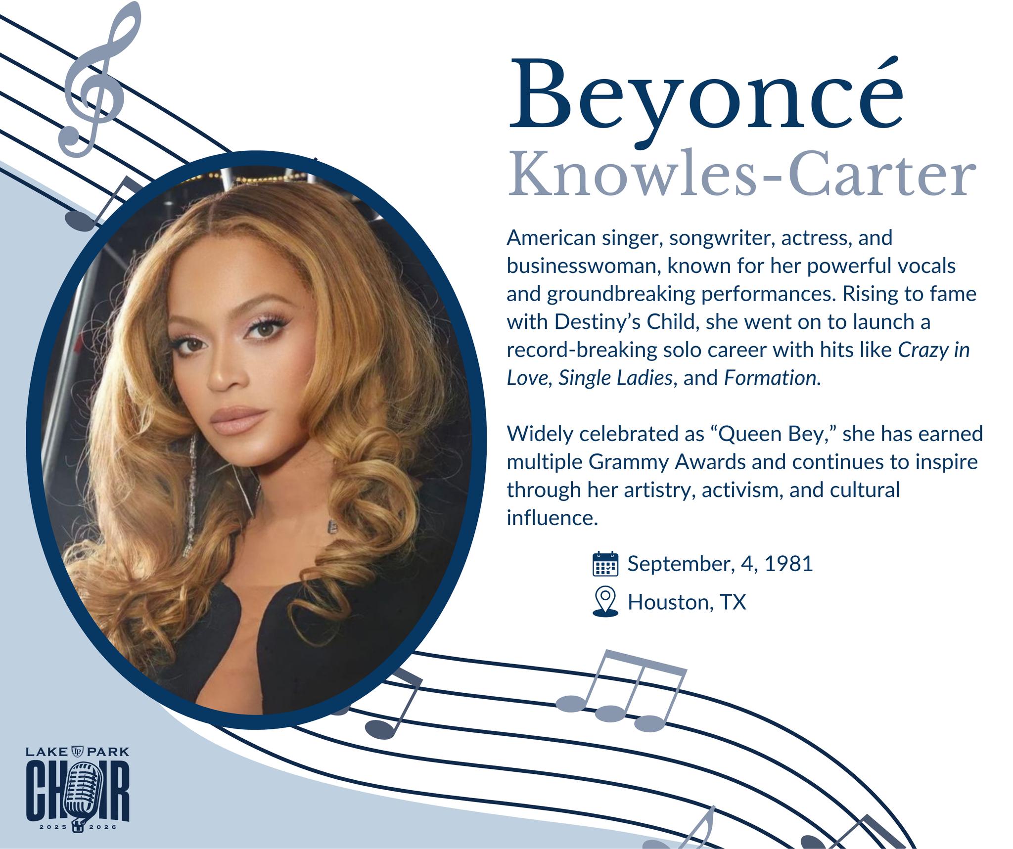 Lake - Bow down to Queen Bey 👑 Happy Birthday, Beyoncé! 🎉 From Crazy in ...