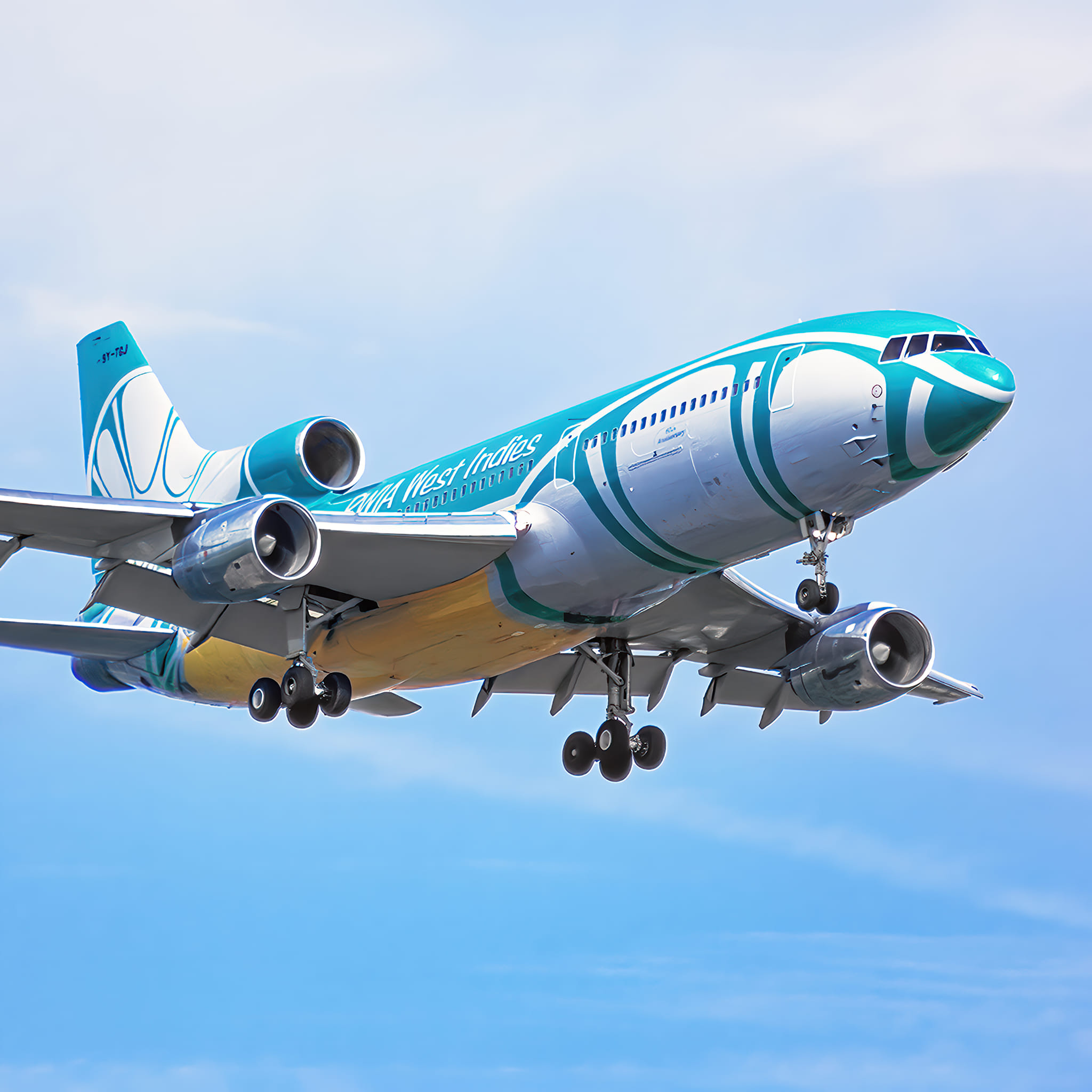 航空機・ヘリコプター 1/400 herpa BWIA West Indies L-1011-500 A Lockheed L-1011 TriStar aircraft belonging to BWIA West Indies