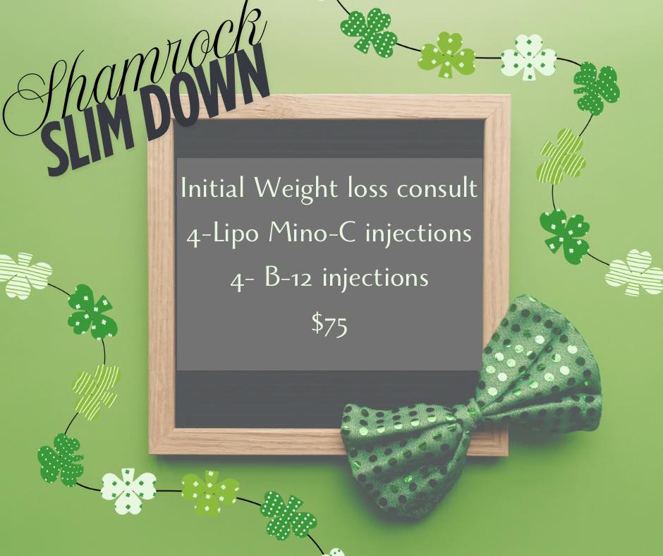 lipo c near spring 🍀 Shamrock Slim Down 🍀 Looking to kickstart your weight loss journey before is in full swing? We have a few openings available this Wednesday for our Shamrock Slim Down Special — مكمل كوري للتفتيح DIHEXA Research Compound Capsules Type:combo