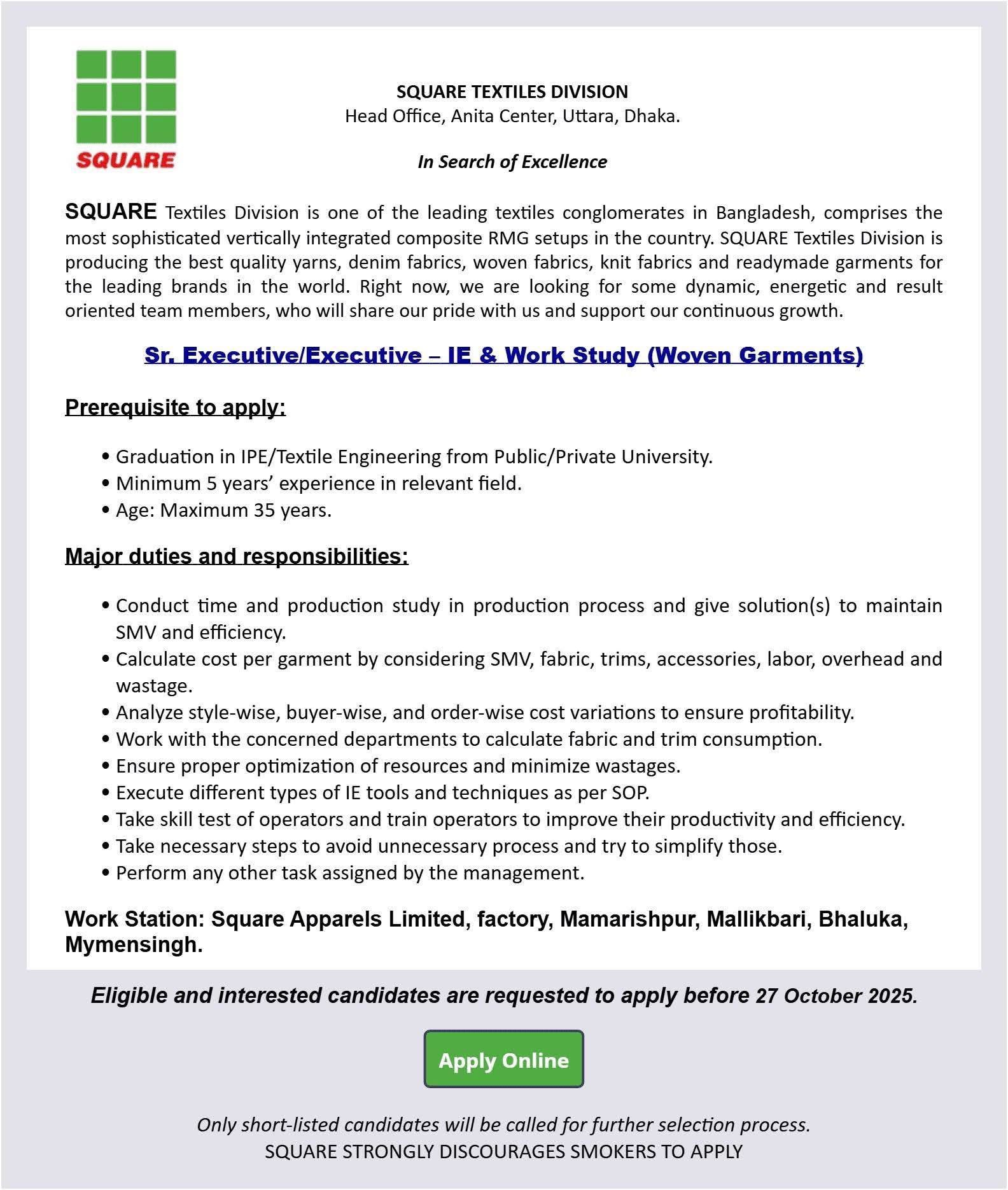 𝗝𝗼𝗯 - ⚠️ Disclaimer: Job circulars are collected from publicly ...