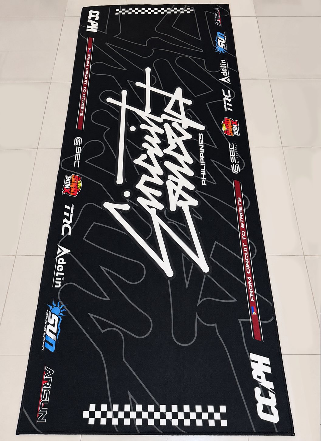 ライフプラス CCPH motorcycle show carpet with free flask