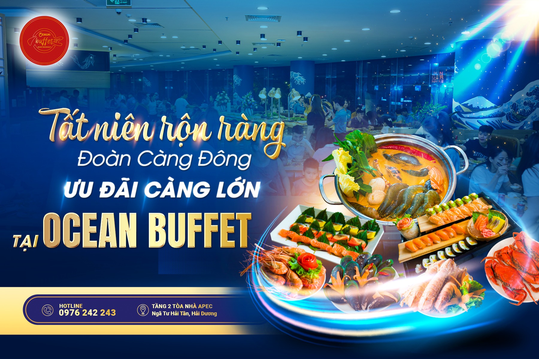 🎉 Các bác đã lên lịch cho tiệc... - Ocean Food buffet hải sản