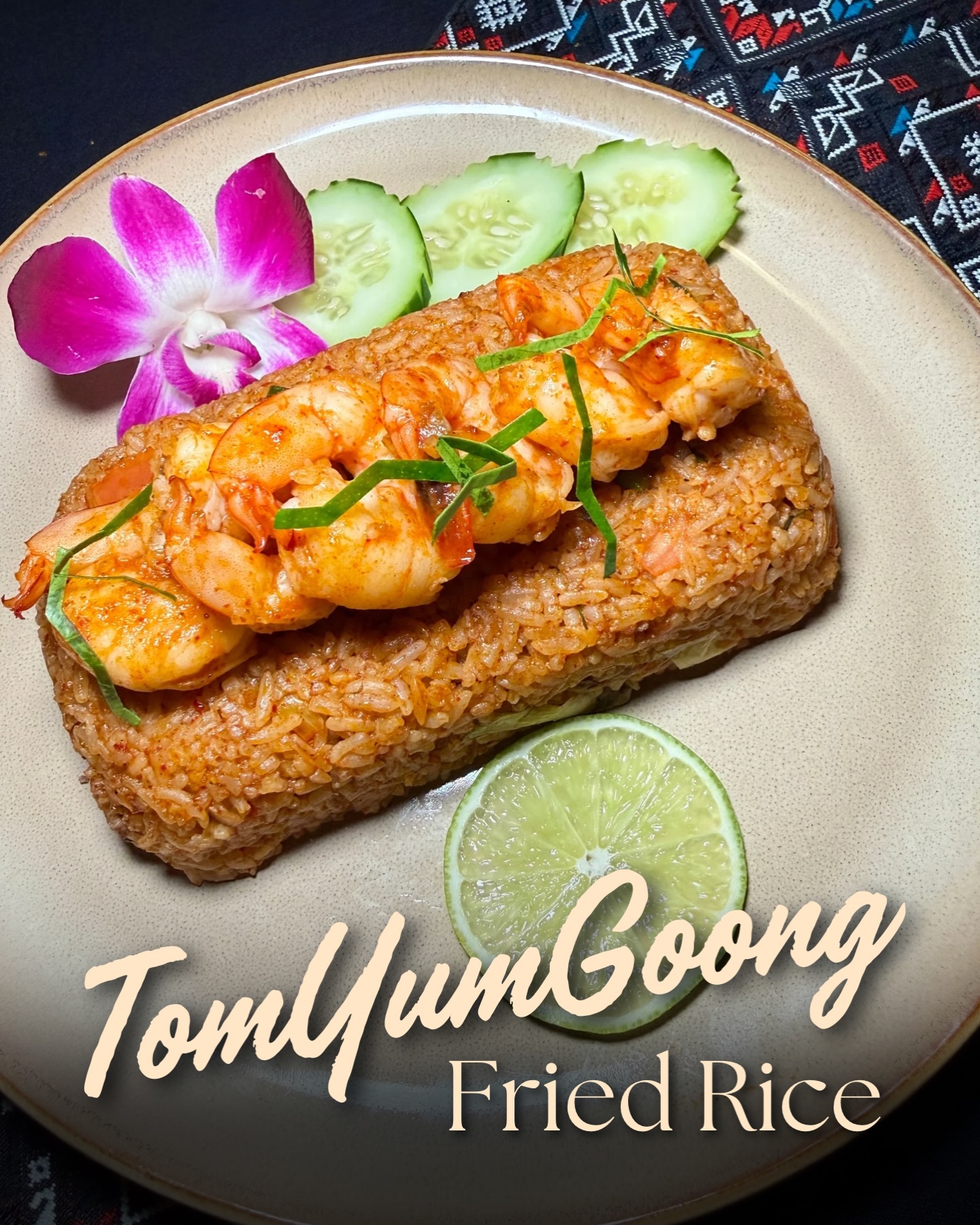Kin-D - Seasonal Special Alert 🌶️🍤 Tomyum Goong Fried Rice is here and ...