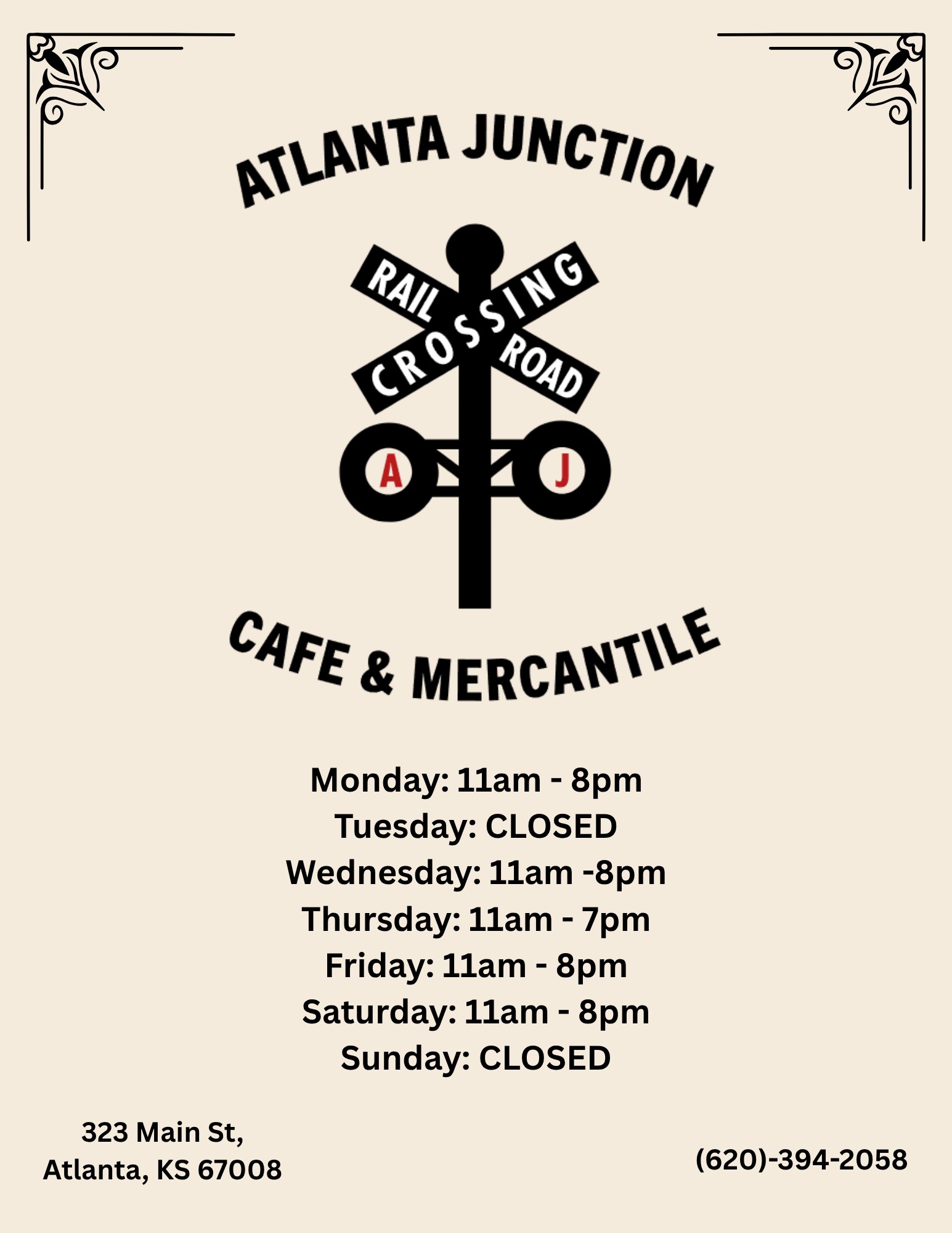 Atlanta Junction Cafe & Mercantile | Atlanta KS