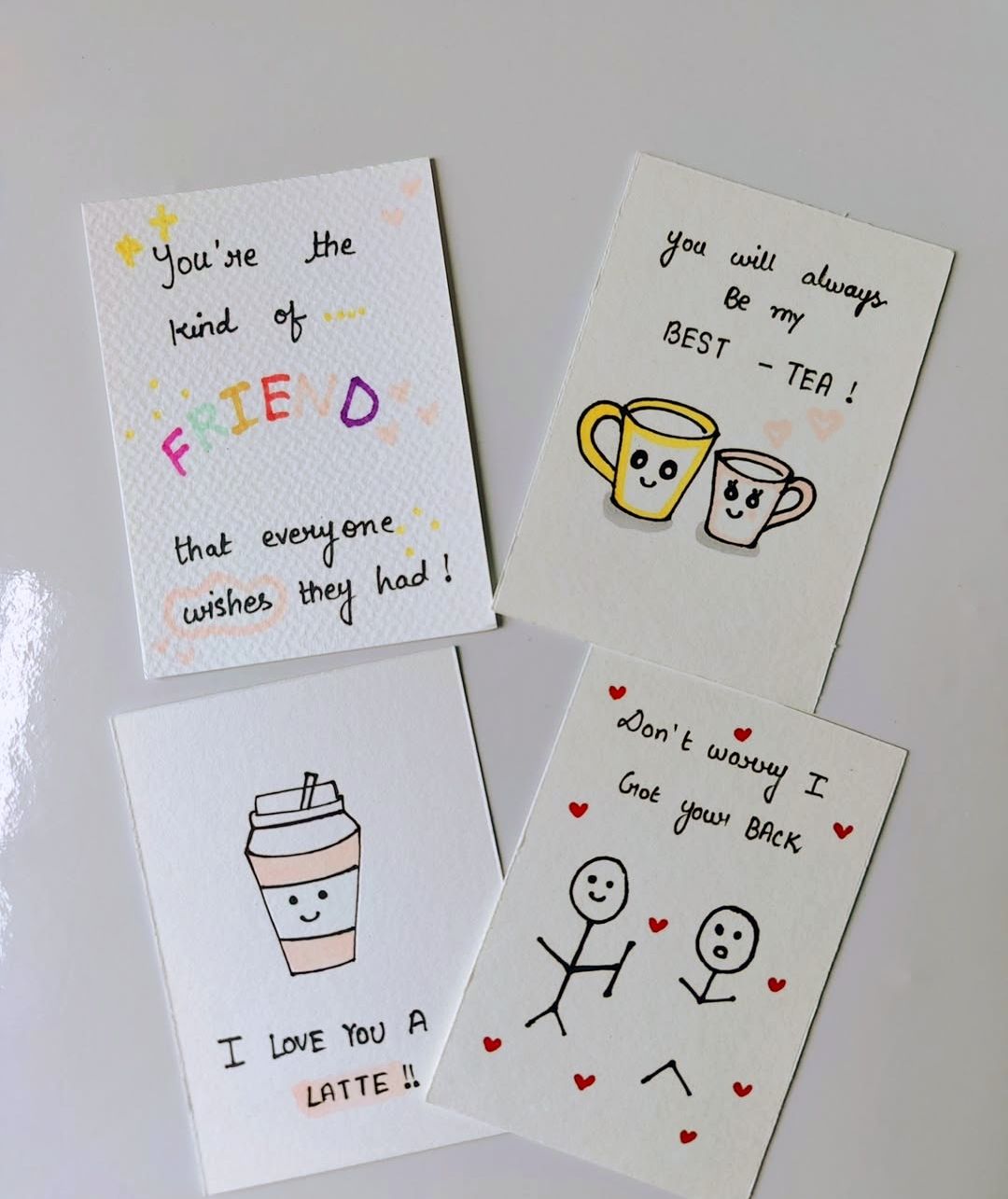 ArtFold - Friendship Notes that hit different. ️🥺 | Facebook