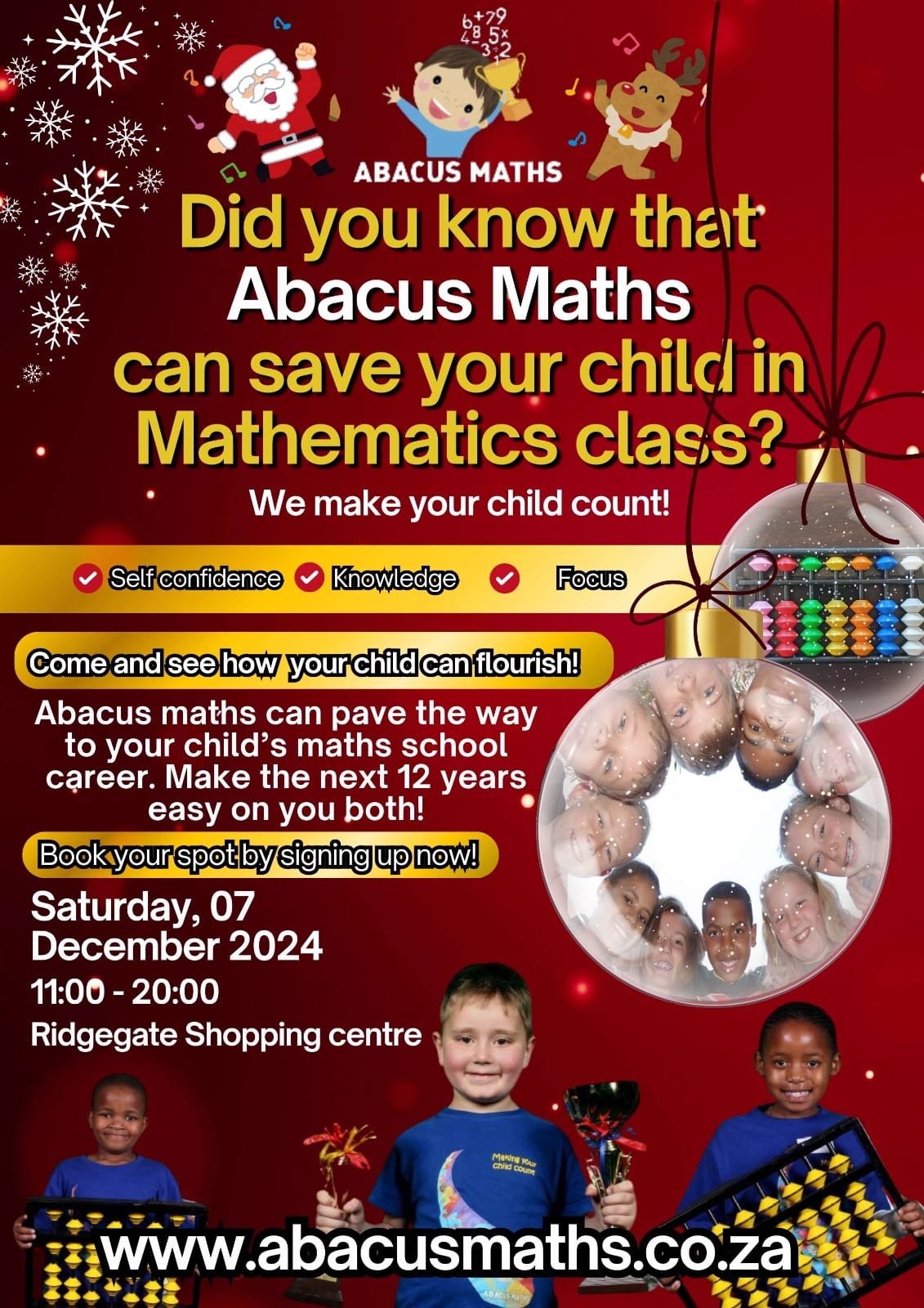 Abacus Maths Roodekrans/Helderkruin/Krugersdorp/ Ruimsig | Roodepoort