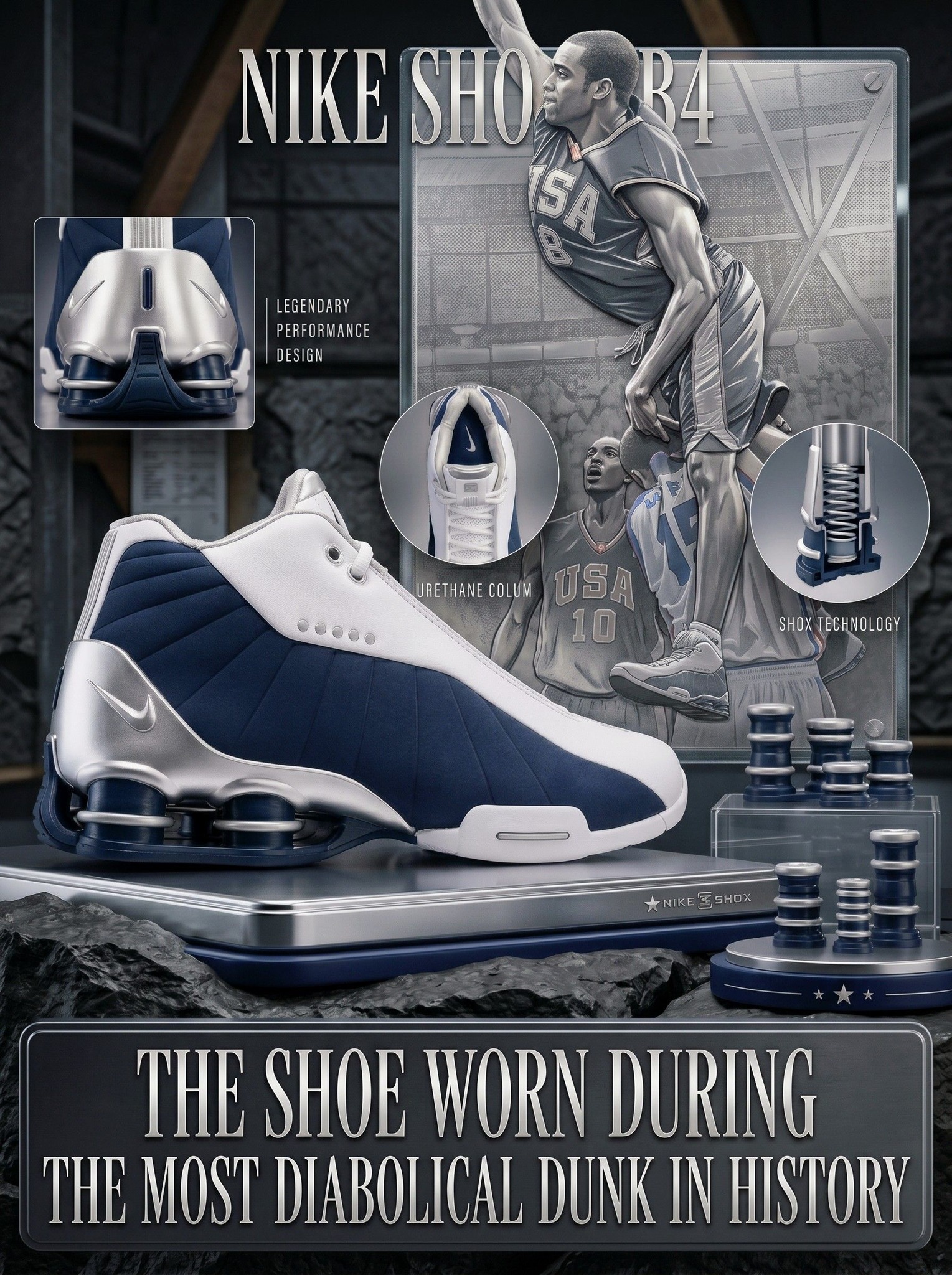 Nike is re-releasing the Shox BB4 