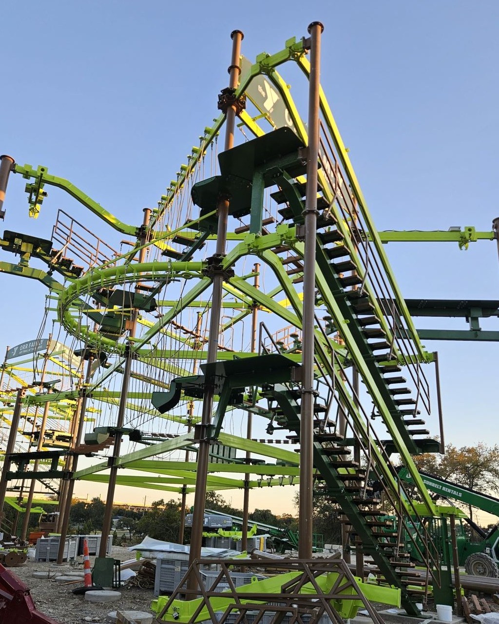 RCI - We're now in our third week of installation on the Sky Trail ...